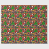 van gogh Weihstmas Geschenkpapier (Flach)
