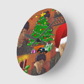 van gogh Weihstmas Runde Wanduhr (Winkel)