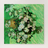 Van Gogh - Weiße Rosen, berühmtes Gemälde, Puzzle (Horizontal)