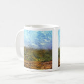 Van Gogh: Weizen-Feld mit Mohnblumen und Lerche Kaffeetasse (Vorderseite Links)