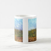 Van Gogh: Weizen-Feld mit Mohnblumen und Lerche Kaffeetasse (Mittel)