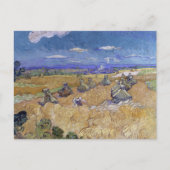 Van Gogh Weizenfeld - Goldene Ernte Kunst Postkarte (Vorderseite)