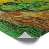 van Gogh - Weizenfeld mit Krähen (1890) Poster (Ecke)