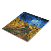 Van Gogh - Weizenfeld mit Krähen, Fliese (Seite)
