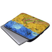 Van Gogh - Weizenfeld mit Krähen, Laptopschutzhülle (Vorne Knopf)