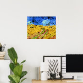 Van Gogh - Weizenfeld mit Krähen, Poster (Heimbüro)