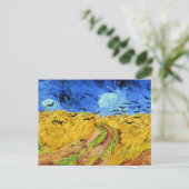 Van Gogh - Weizenfeld mit Krähen, Postkarte (Stehend Vorderseite)