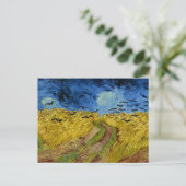 Van Gogh - Weizenfeld mit Krähen Postkarte (Stehend Vorderseite)