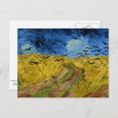 Van Gogh - Weizenfeld mit Krähen Postkarte (Vorne/Hinten)
