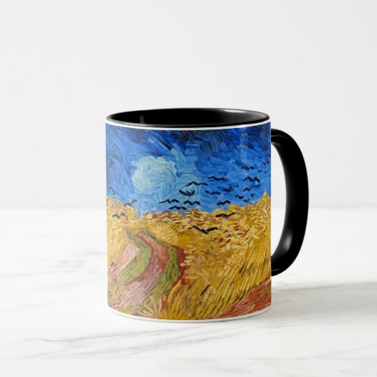 Van Gogh Weizenfeld mit Krähen Tasse (VorderseiteRechts)