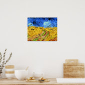 Van Gogh - Weizenfeld mit Kronen, berühmtes Bild Poster (Küche)