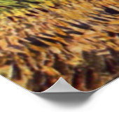 Van Gogh: Weizenfeld mit Poppies und Lark Poster (Ecke)