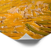 Van Gogh, Weizenfeld mit Zypressen, 1889 Poster (Ecke)