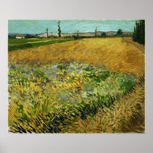 Van Gogh - Weizenfeld Poster