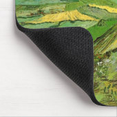 Van-Gogh-Weizenfelder bei Auvers unter Clouded Sky Mousepad (Ecke)