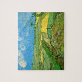 Van-Gogh-Weizenfelder bei Auvers unter Clouded Sky Puzzle (Vertikal)
