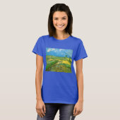 Van-Gogh-Weizenfelder bei Auvers unter Clouded Sky T-Shirt (Vorne ganz)