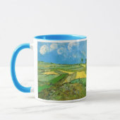 Van-Gogh-Weizenfelder bei Auvers unter Clouded Sky Tasse (Links)