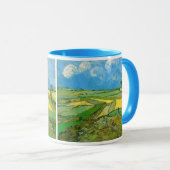Van-Gogh-Weizenfelder bei Auvers unter Clouded Sky Tasse (VorderseiteRechts)