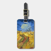 Van Gogh Weizenfelder impressionistische Malerei Gepäckanhänger (Vorderseite vertikal)