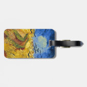 Van Gogh Weizenfelder impressionistische Malerei Gepäckanhänger (Rückseite horizontal)