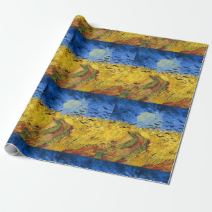 Van Gogh Weizenfelder impressionistische Malerei Geschenkpapier