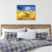 Van Gogh Weizenfelder impressionistische Malerei Leinwanddruck (Insitu (Schlafzimmer))