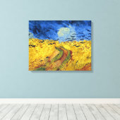 Van Gogh Weizenfelder impressionistische Malerei Leinwanddruck (Insitu (Holzboden))