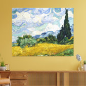 Van Gogh Wheat Field Cypresses Painting Leinwanddruck (Insitu (Wohnzimmer))