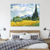 Van Gogh Wheat Field Cypresses Painting Leinwanddruck (Insitu (Schlafzimmer))