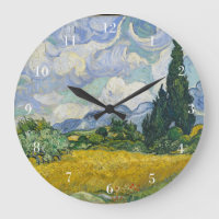 Van Gogh Wheat Field mit Cypressen