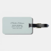 Van Gogh Wheat Field mit Zypressen. Impressionismu Gepäckanhänger (Rückseite horizontal)