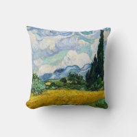 Van Gogh Wheat Field mit Zypressen. Impressionismu