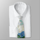 Van Gogh Wheat Field mit Zypressen. Impressionismu Krawatte (Gebunden)