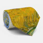 Van Gogh Wheat Field mit Zypressen. Impressionismu Krawatte (Gerollt)