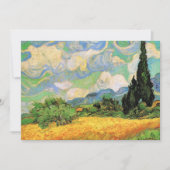 Van Gogh Wheat Field w Cypressen bei Haute Galline (Vorderseite)