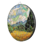 Van Gogh Wheat Field w Cypressen bei Haute Galline Dartscheibe (Vorderseite rechts)