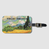 Van Gogh Wheat Field w Cypressen bei Haute Galline Gepäckanhänger (Vorderseite (Horizontal))