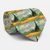 Van Gogh Wheat Field w Cypressen bei Haute Galline Krawatte (Gerollt)