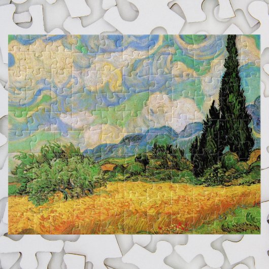 Van Gogh Wheat Field w Cypressen bei Haute Galline Puzzle