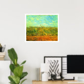 Van Gogh - Wheat Field with a Lark, Poster (Heimbüro)