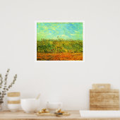 Van Gogh - Wheat Field with a Lark, Poster (Küche)
