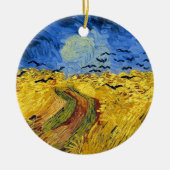 Van Gogh Wheat Fields Berühmter Impressionismus Keramik Ornament (Vorne)