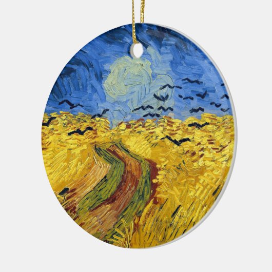 Van Gogh Wheat Fields Berühmter Impressionismus Keramik Ornament (Links)
