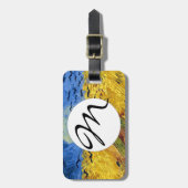 Van Gogh Wheat Fields impressionistisches Gemälde Gepäckanhänger (Vorderseite vertikal)