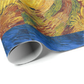 Van Gogh Wheat Fields impressionistisches Gemälde Geschenkpapier (Rolleneckpunkt)