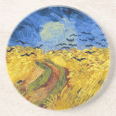 Van Gogh Wheat Fields impressionistisches Gemälde Getränkeuntersetzer (Vorne)