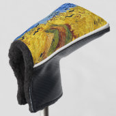 Van Gogh Wheat Fields impressionistisches Gemälde Golf Headcover (3/4 Vorderseite)