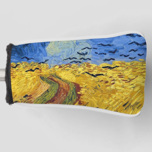Van Gogh Wheat Fields impressionistisches Gemälde Golf Headcover (Vorderseite)
