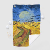 Van Gogh Wheat Fields impressionistisches Gemälde Golfhandtuch (Insitu)
